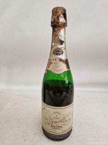 Arte: BOTELLA DE CHAMPAGNE CLICQUOT WERLE. SEMI SECO. REIMS (FRANCIA)